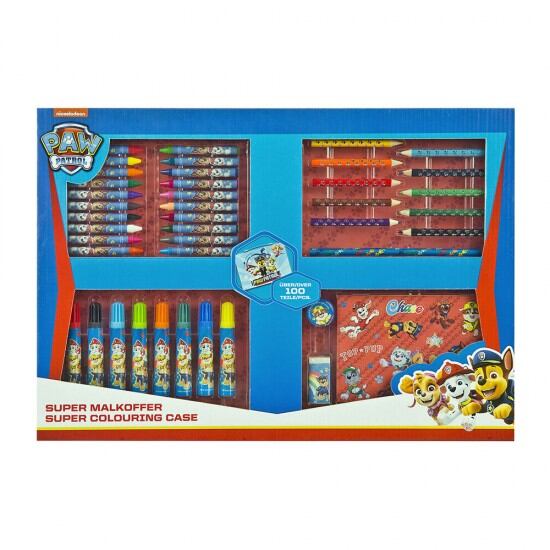 Výtvarný kufrík 100ks - Paw Patrol