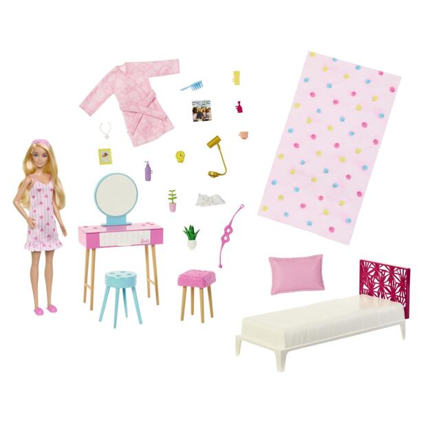 Mattel Barbie Spálne s bábikou