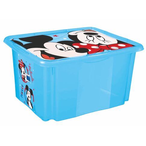 Úložný box s vekom Mickey 45l