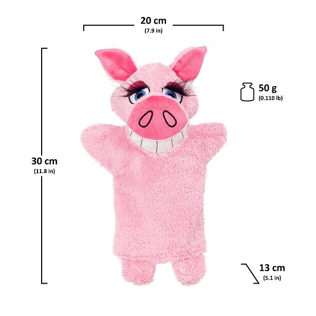 Moravská ústředna Prasiatko 30cm, CRAZY maňuška