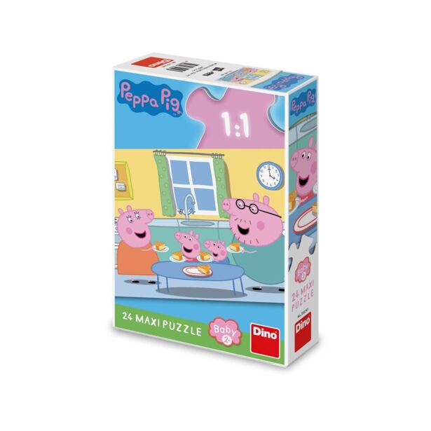 Dino Peppa Pig - Oběd 24 dílků maxi Puzzle