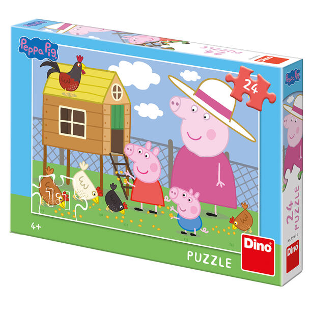 Dino Peppa Pig: Sliepočky puzzle 24 dielikov