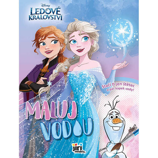 Jiri Models Maľuj vodou A4 Ľadové kráľovstvo