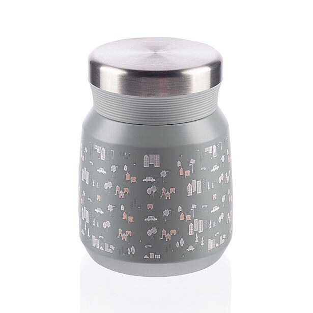 Zopa Termoska na jídlo 300 ml - šedá