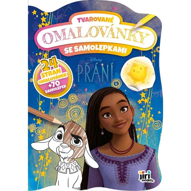 Jiri Models Tvarované omaľovánky Prianie