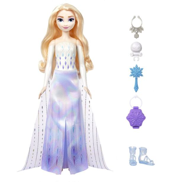Mattel Frozen Spin and reveal Panenka Elsa