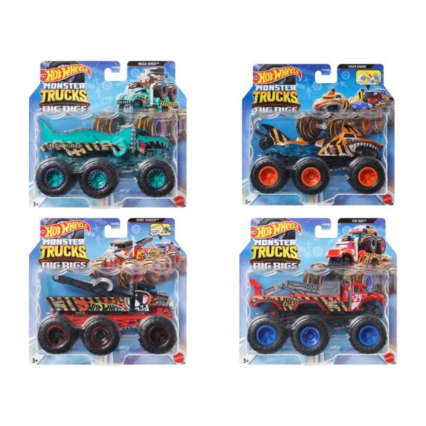 Mattel Hot Wheels Monster Truck náklaďáčky 1:64, více druhů
