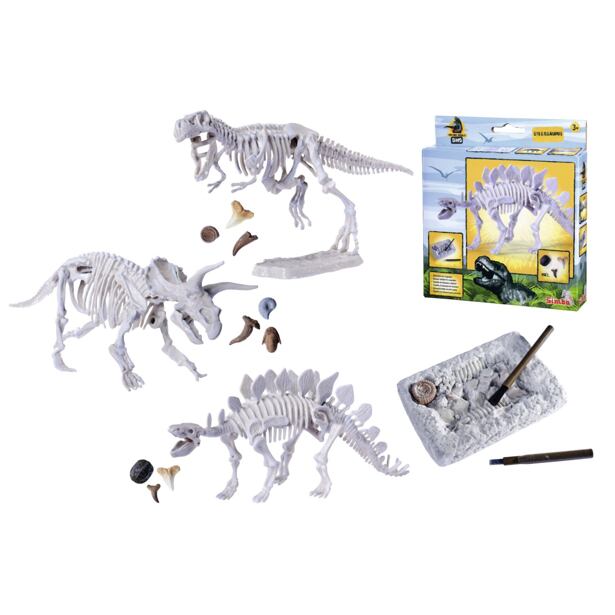 Simba Sada na vykopávanie dinosaura, 3 druhy