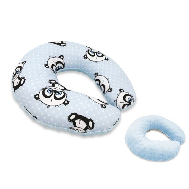 COSING Nákrčník MINKY - Pandy bodky modrá