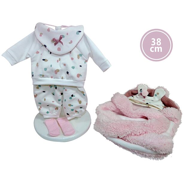 Llorens M38-946 oblečenie pre bábiku bábätko veľkosti 38 cm