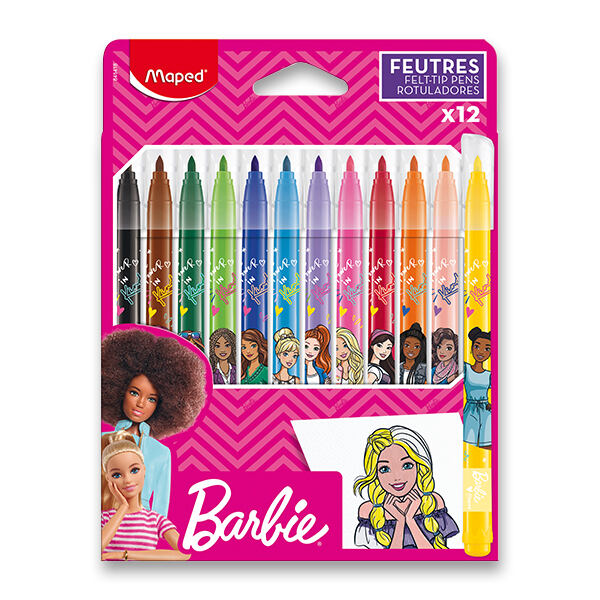 Maped Barbie Fixy 12 ks