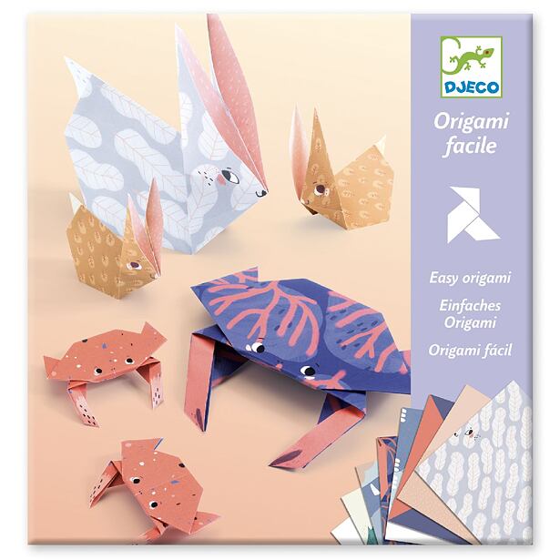 DJECO Origami Zvieracie rodinky