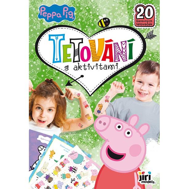Jiri Models Tetování s aktivitami Prasátko Peppa