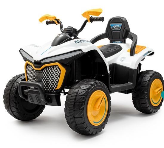 Elektrická čtyřkolka Strong 4x4 Baby Mix žlutá