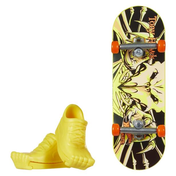 Mattel Hot Wheels SKATES Neónové lebky Fingerboard a topánky, viac druhov