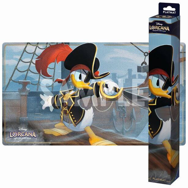 Ravensburger Disney Lorcana: Azurite Sea - Playmat Donald Duck - Buccaneer Playmat Elsa