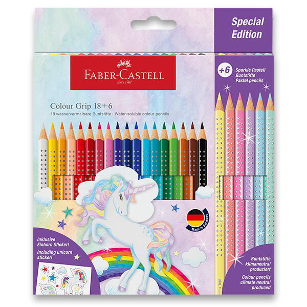 FABER-CASTELL Pastelky Colour Grip Unicorn 24 ks