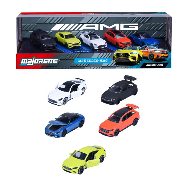 Majorette Mercedes-AMG Darčeková súprava 5 ks
