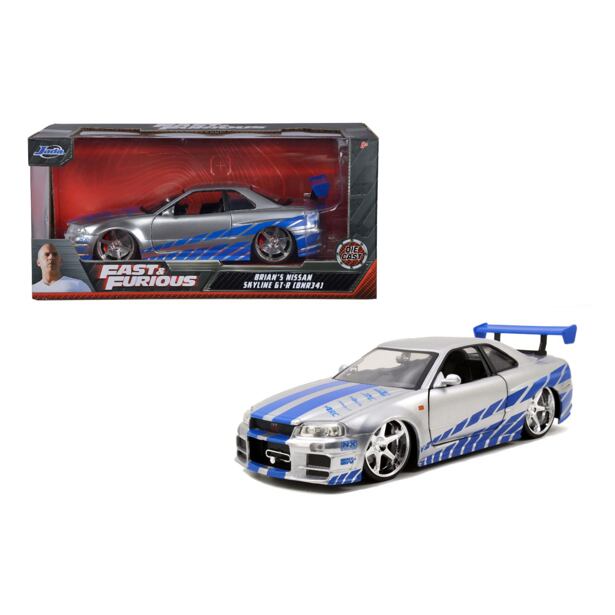 Jada Rychle a zběsile auto 2002 Nissan Skyline 1:24