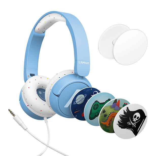 LAMAX SoundKid1 Dětská sluchátka Modrá