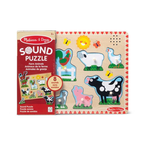 Melissa & Doug Puzzle so zvukovými efektmi