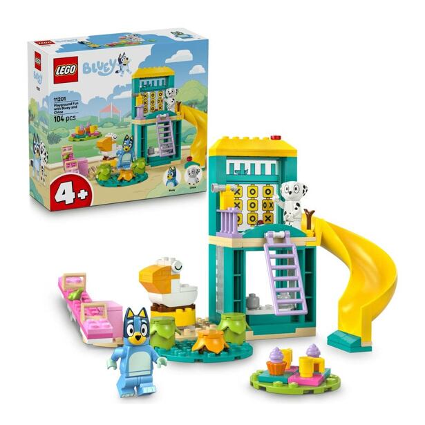 LEGO® Bluey 11201 Bluey, Chloe a zábava na ihrisku