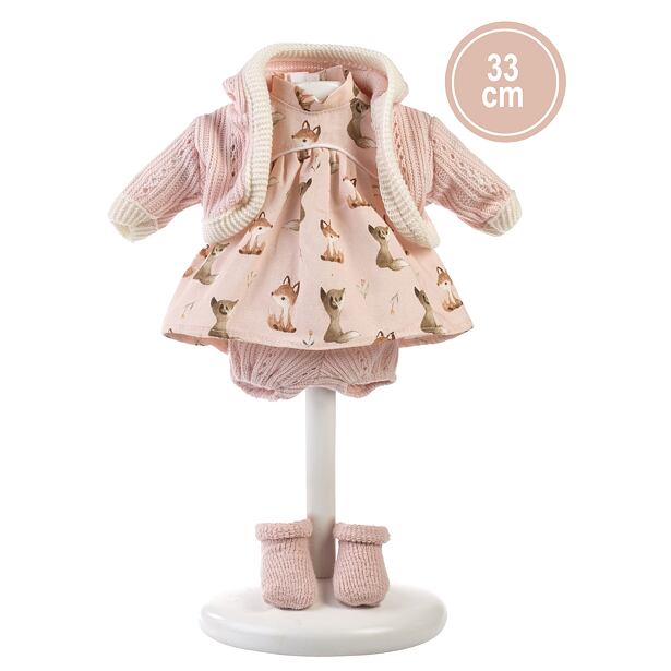 Llorens P33-142 Obleček pre bábiku veľkosti 33 cm