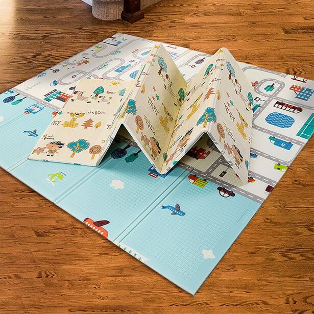 Asalvo Hracia podložka PLAY MAT XL 120*180cm CITY-FOREST