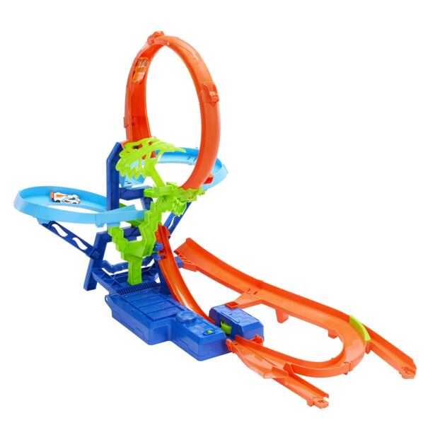 Hot Wheels Stunt Tracks Crash Track in der Luft