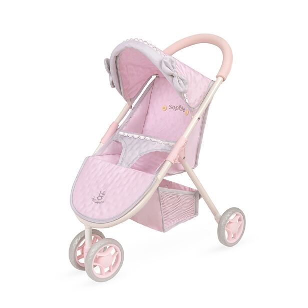 Cărucior sport DeCuevas 90275 pentru păpuși, cu trei roți Sophie 2025 - 55 cm