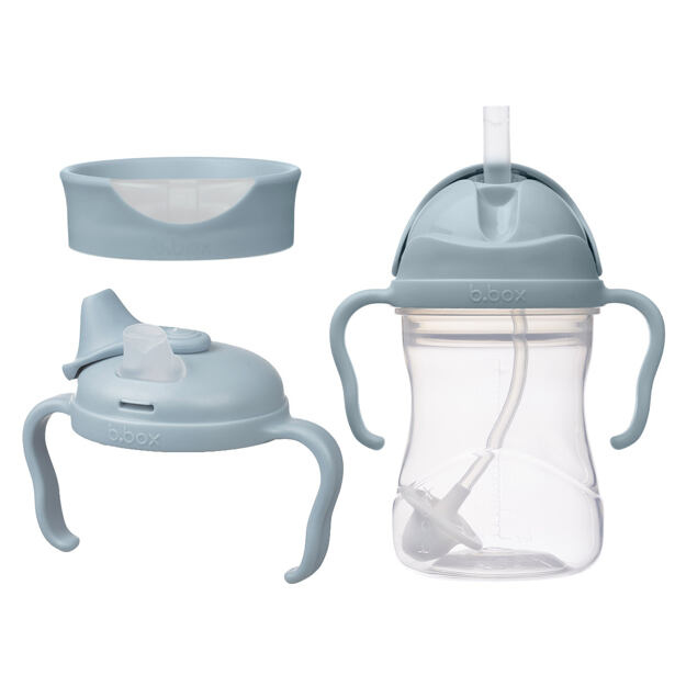 Set universal de băut b.box 3 în 1, 240 ml - albastru