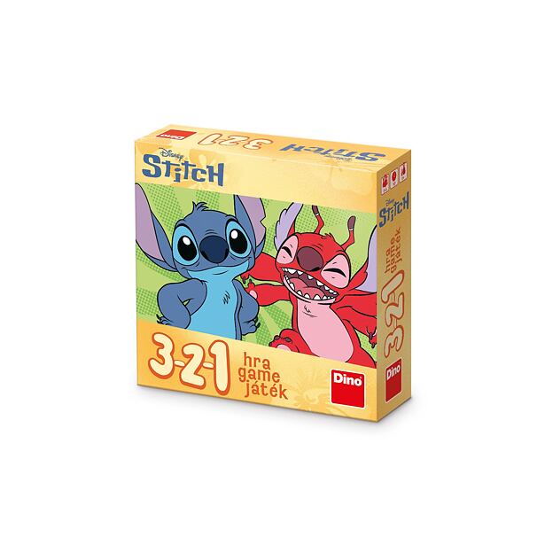 Dino 3-2-1 Stitch Cestovní hra