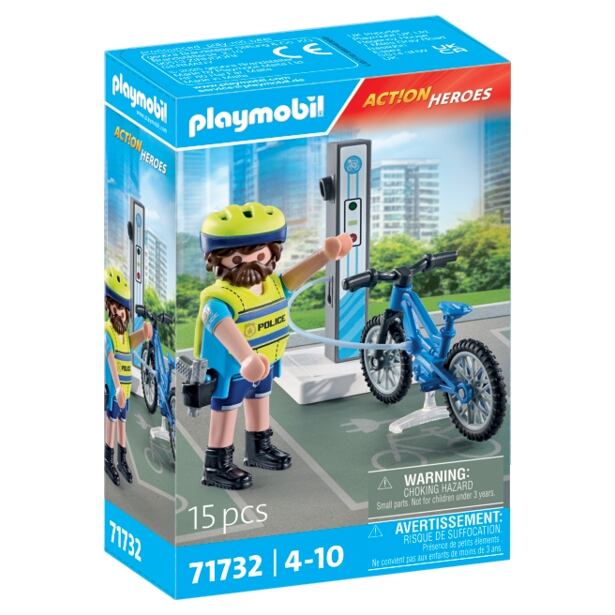 Playmobil Policajná cyklohliadka