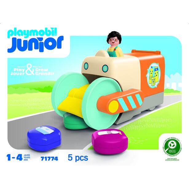 Playmobil Junior: Auto na svoz odpadků