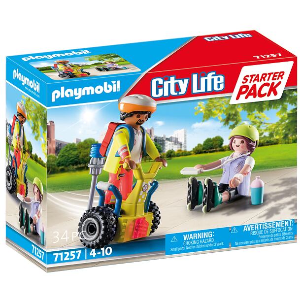 Playmobil Starter Pack Záchranár na Segwayi