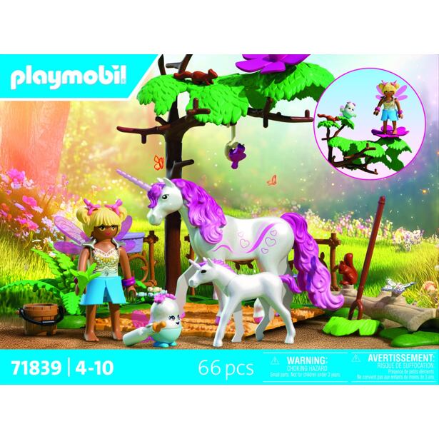 Playmobil Magická stajňa pre jednorožnú mamu a žriebä