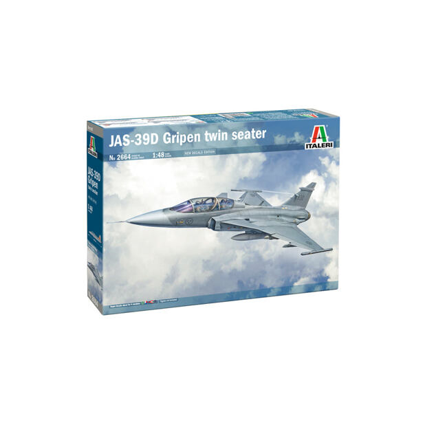 Italeri Model Kit letadlo 2664 - JAS 39 GRIPEN TWIN SEATER (1:48)