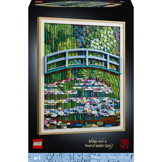 LEGO® Art 31220 Claude Monet – Most nad jazierkom s leknami