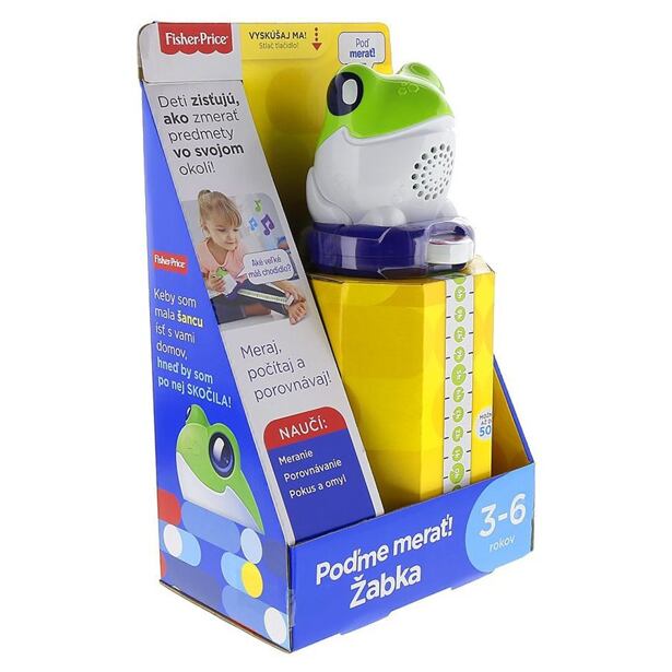 Fisher Price Žabka Nauč se měřit SK