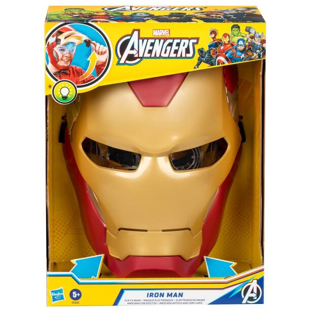 Mască Hasbro Avengers Iron Man FLIP FX