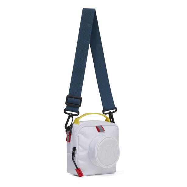 LEGO Signature Brick 1x1 mini crossbody taška - bílá