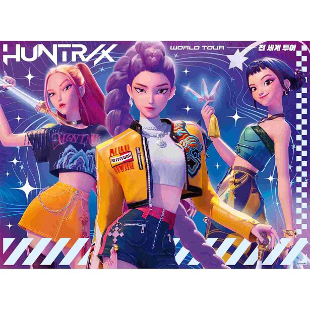 Ravensburger K-pop: Lovkyně démonů: Světové turné Puzzle 150 dílků