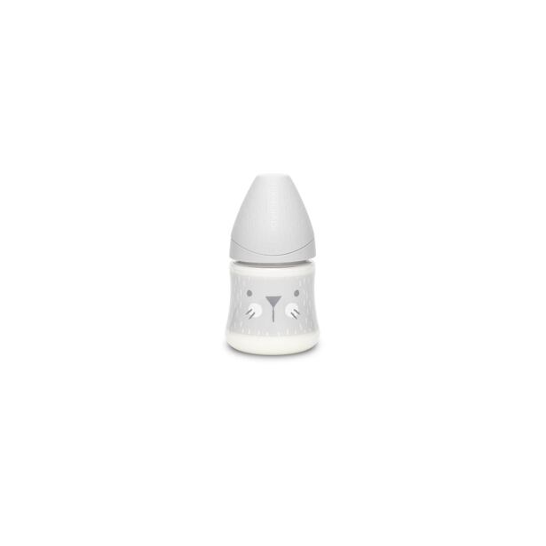 Suavinex PREMIUM FĽAH 150 ml P. PRIETOK FÚSKY - ŠEDÁ