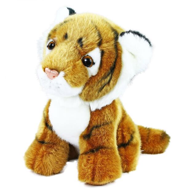 Plyšový tiger sediaci 18 cm ECO-FRIENDLY