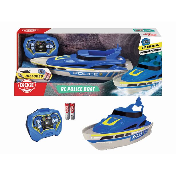 RC Policajná loď, 2kan, 33 cm