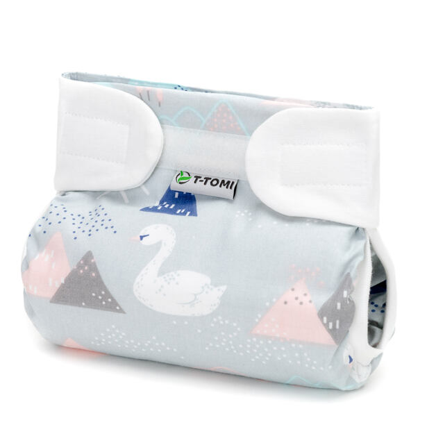 T-TOMI Ortopedické abdukčné nohavičky - suchý zips, swan 5-9 kg