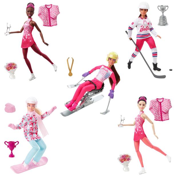 Mattel Barbie Zimné športy Bábika, viac druhov