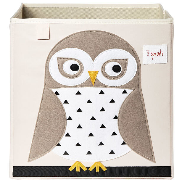 3 SPROUTS Úložný box Owl White