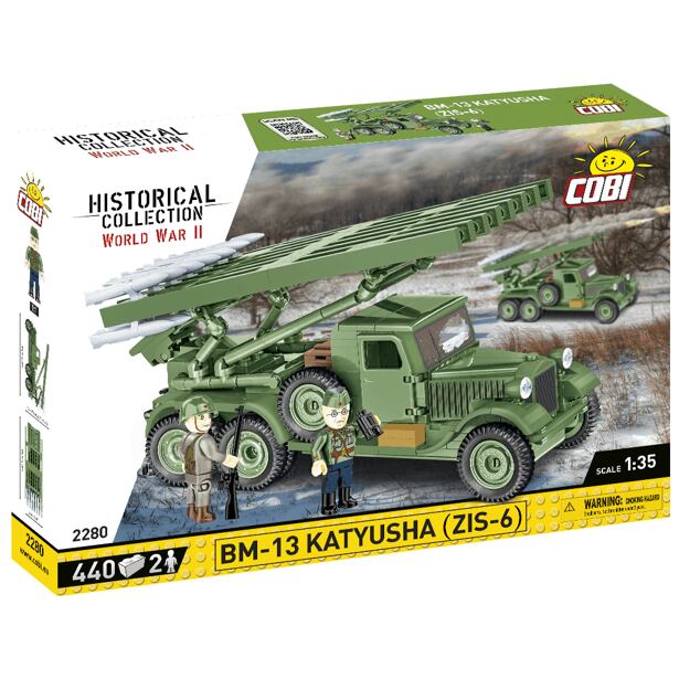 Cobi II WW BM-13 Kaťuša ZIS-6, 1:35, 440 k, 2 f