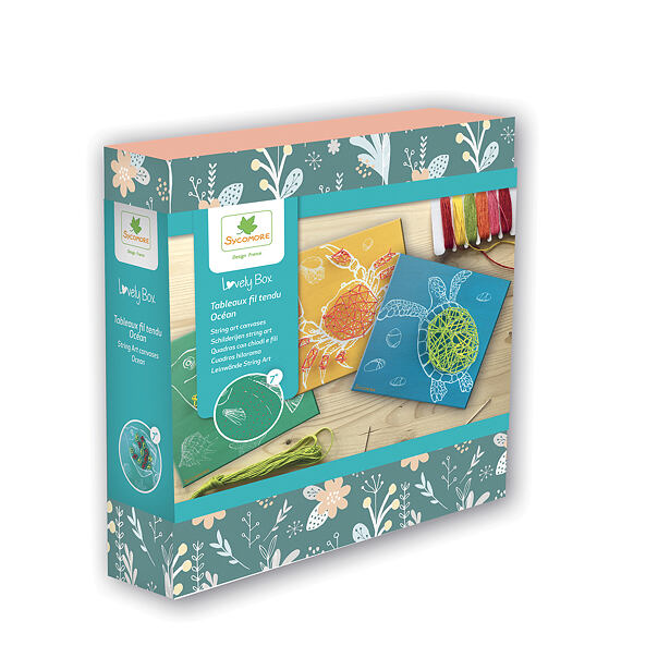 D´arpeje LOVELY BOX povrázkové umenie Ocean